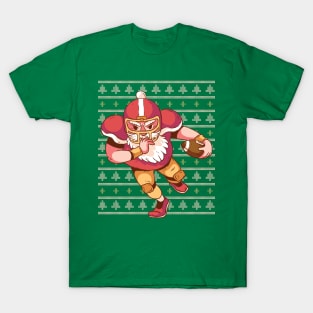 LineBacker Santa Graphic Tee T-Shirt